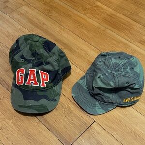 GAP Green Camouflage Caps with Red Logo